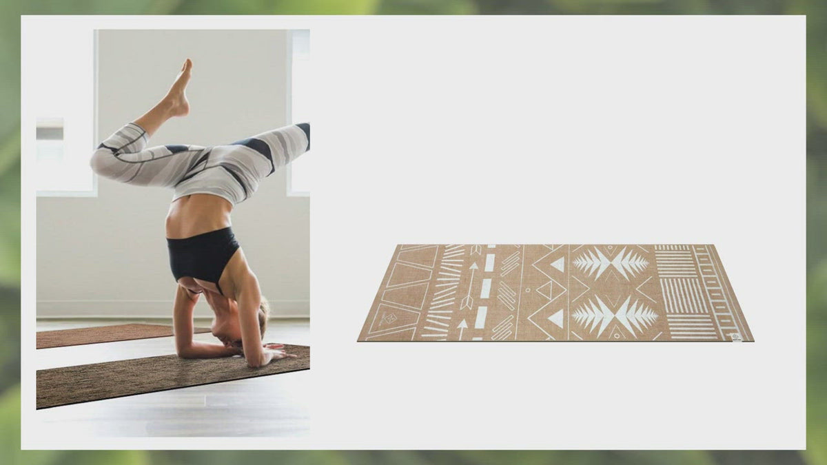 Natural Jute & Polymer Environmental Resin Yoga Mats - Barefoot Yoga Co.