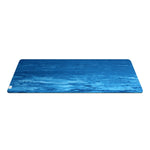 Load image into Gallery viewer, Natural Rubber Yoga Mat - BLUE MARBLE
