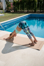 Load image into Gallery viewer, Natural Cork Yoga Mat - No Planet B.