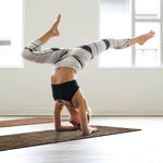 Load image into Gallery viewer, Organic Jute Yoga Mat - Dark Brown