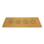 Load image into Gallery viewer, Natural Cork Yoga Mat - Sacred Geometry Mandala