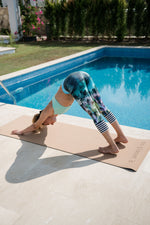 Load image into Gallery viewer, Natural Cork Yoga Mat - No Planet B.
