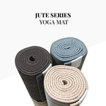 Load image into Gallery viewer, Organic Jute Yoga Mat - Dark Brown
