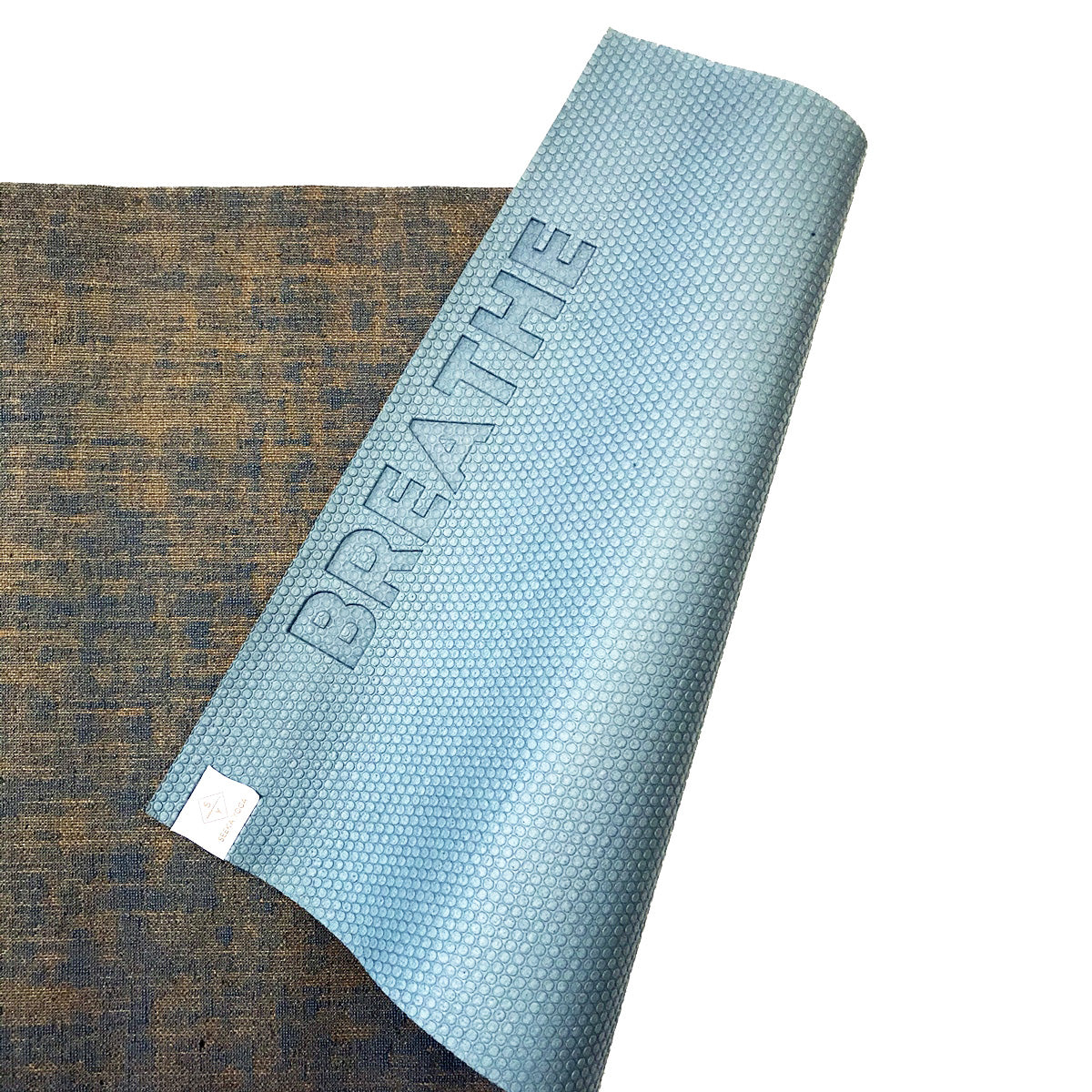Organic Jute Yoga Mat - Blue